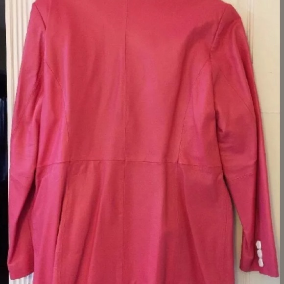 NWT Barbie Pink Leather Skirt Suit - Picture 5 of 8